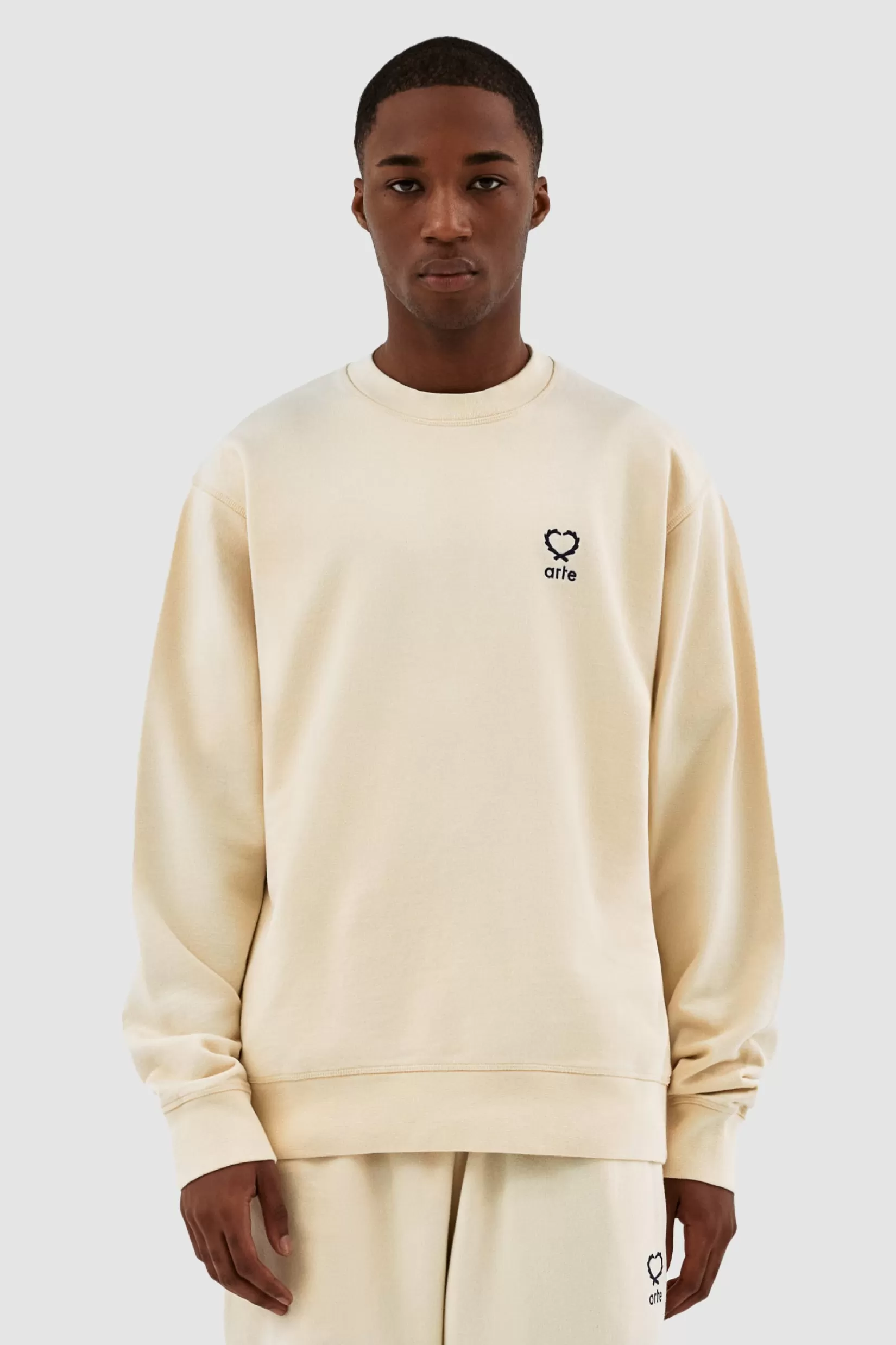Discount Carlos Small Heart Crewneck Sweaters