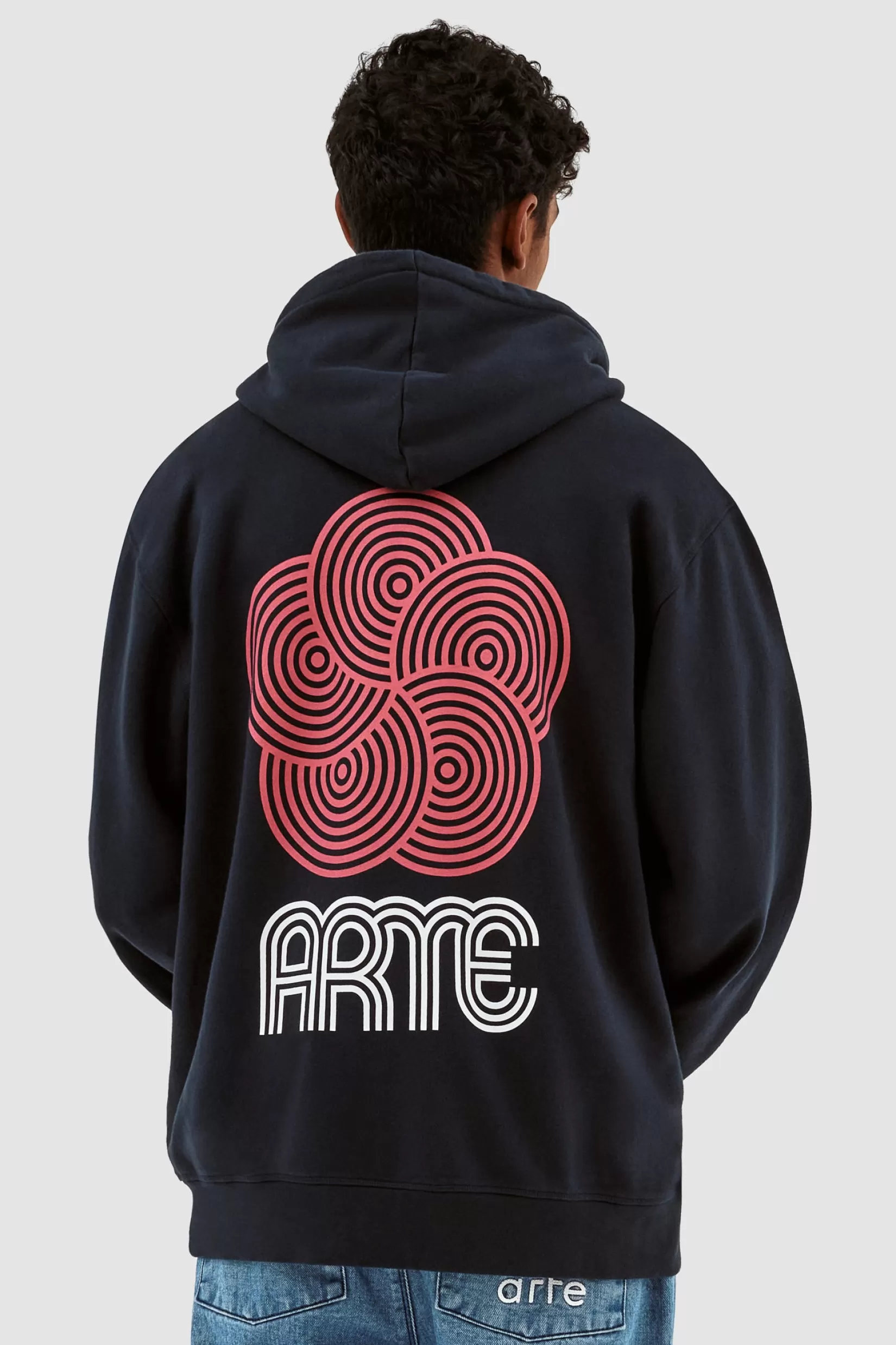 Cheap Hank Back Circle Flower Sweats à capuche