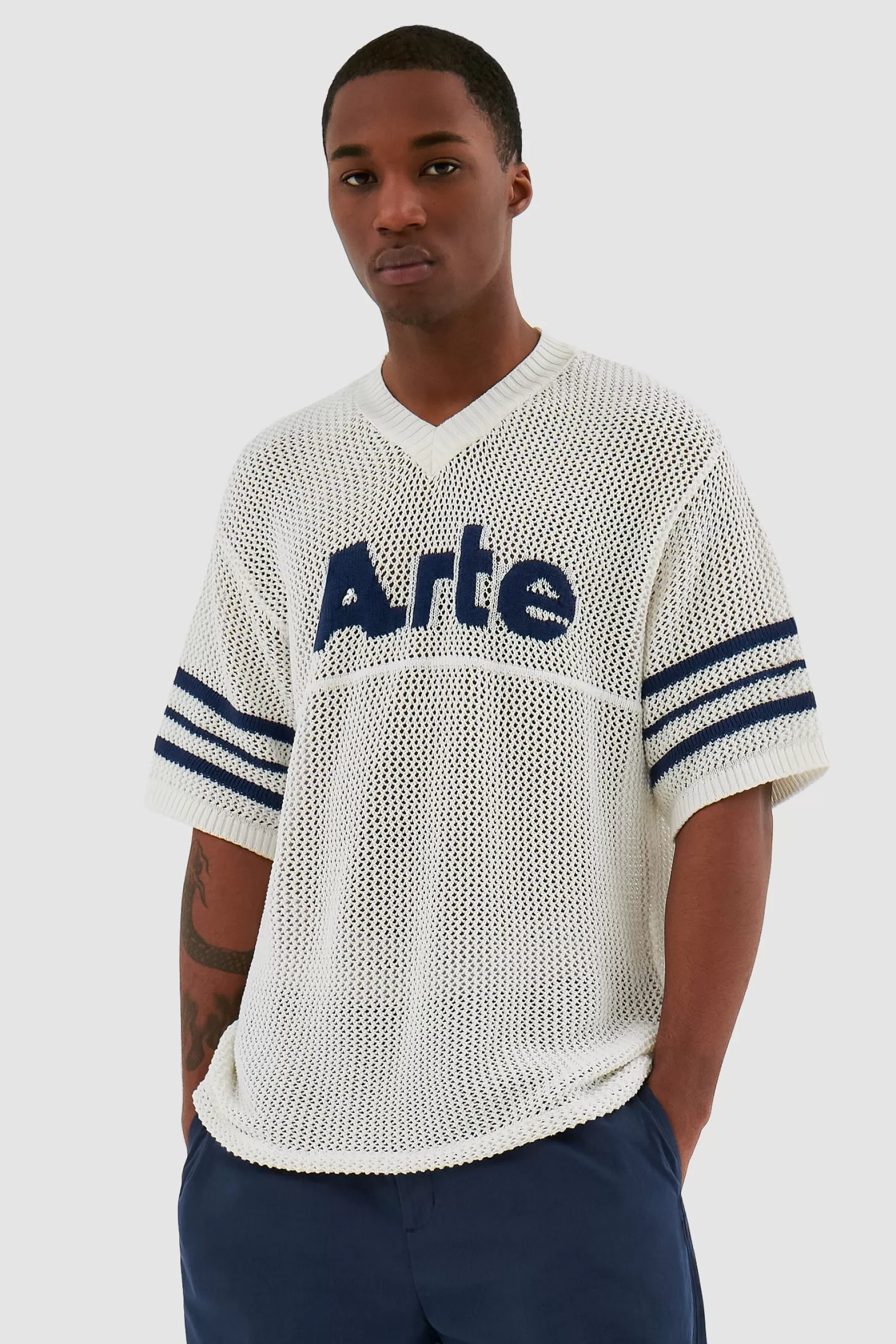 Clearance Shane - Chemise à rayures en tricot Mailles | Co-ords